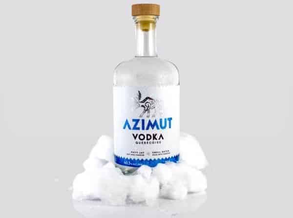 Azimut vodka bottle