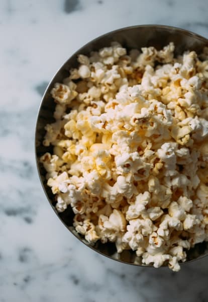 Big bowl of popcorn