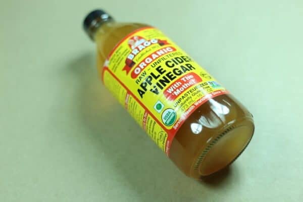 Bottle of apple cider vinegar