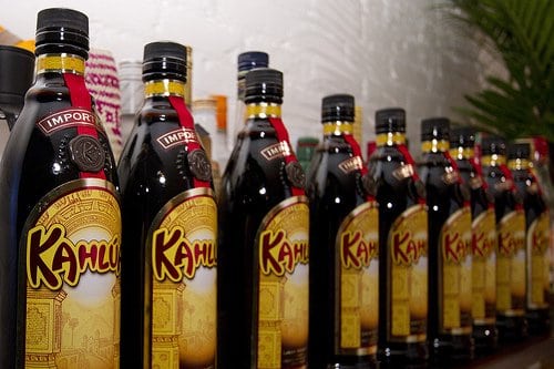 Bottles of Kahlua