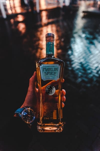 Bottle of Marlin Spike rum