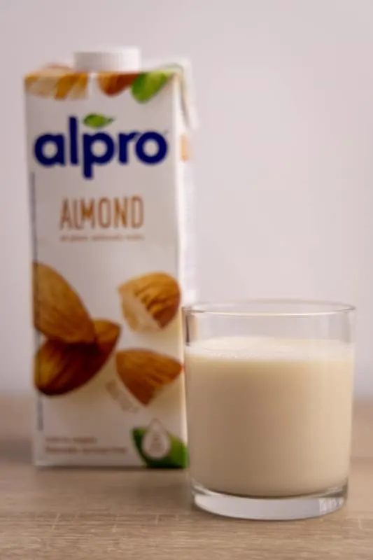 Almond milk and its carton