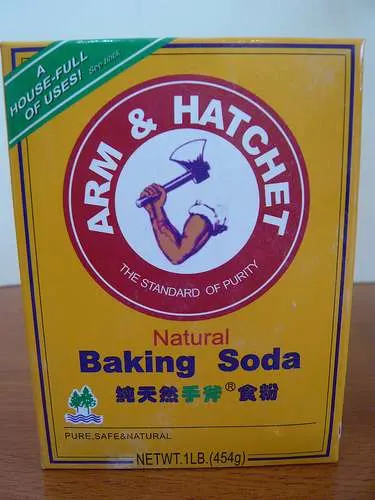 A package of baking soda