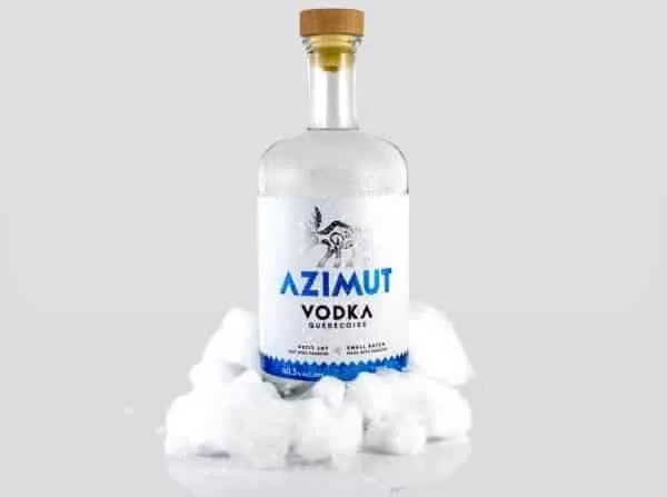 Azimut vodka bottle
