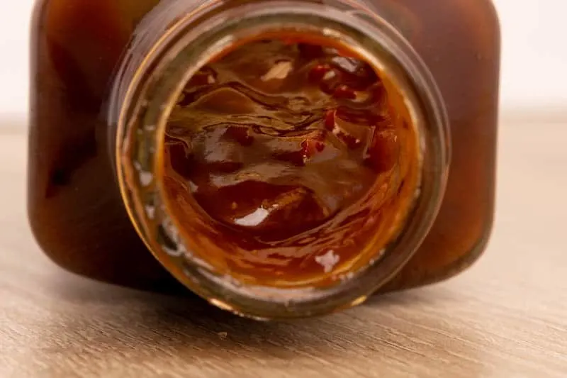 BBQ sauce in a bottle