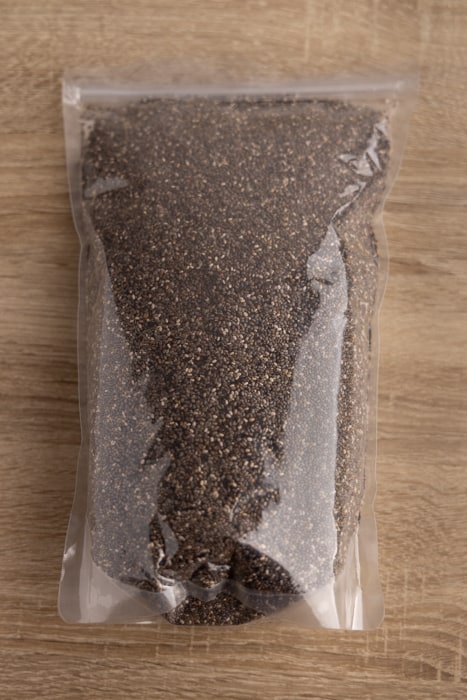 Big bag of chia seeds
