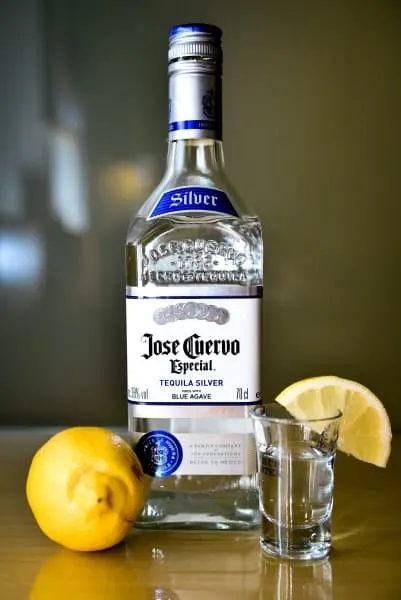 Bottle of Jose Cuervo tequila