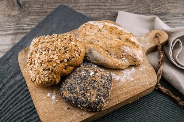 Breads with seeds