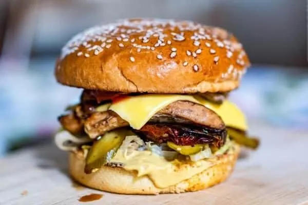 Burger with cheese