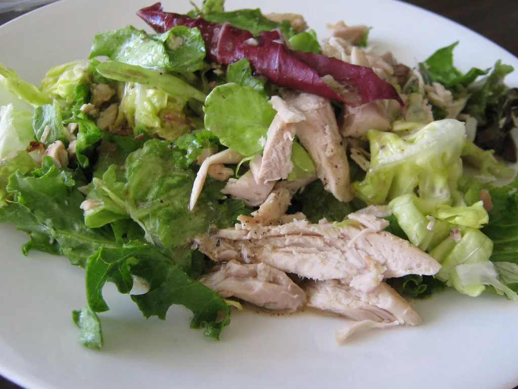 Chicken salad with italian dressing