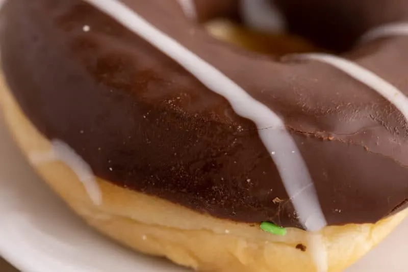 Chocolate topped donut