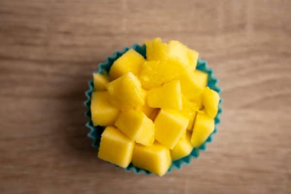 Cubed mango
