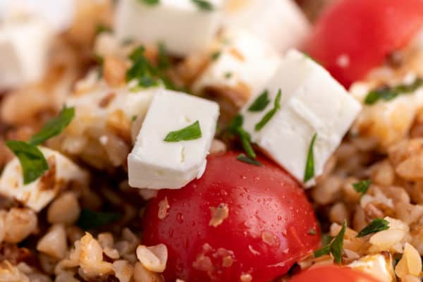 Feta in salad