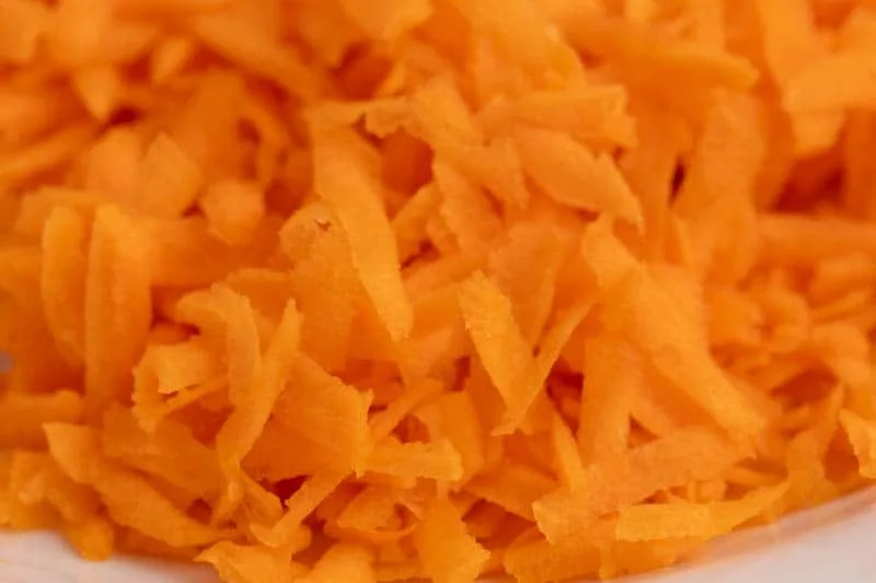 Grated carrot