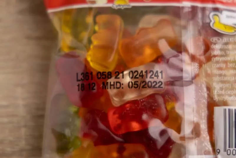 Gummy bears best by date