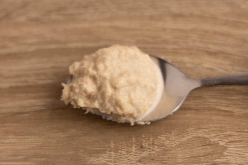 Horseradish on a spoon