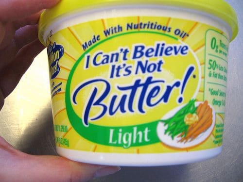 I Can't Believe It's Not Butter Light label