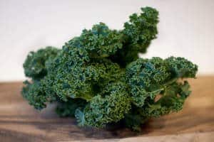 A bunch of green kale