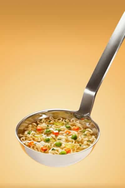 Ladle of soup