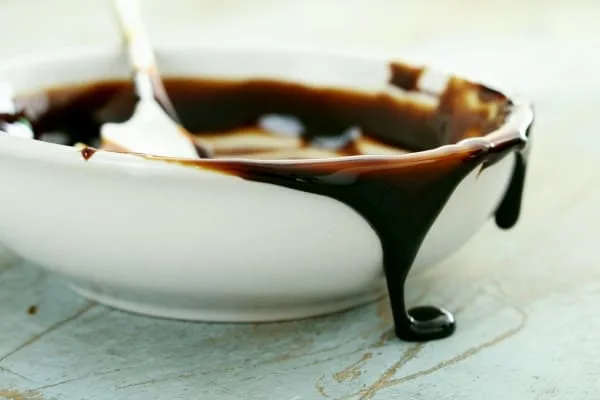 Molasses in a dish