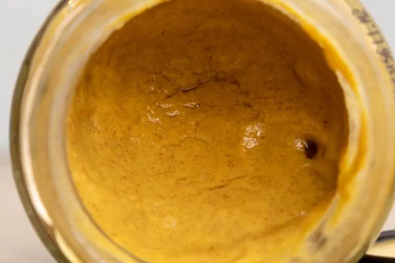 Mustard jar inside