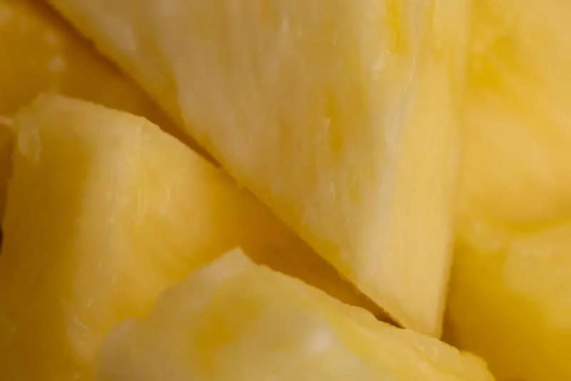 Pineapple closeup
