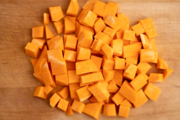 Sweet potato cubed