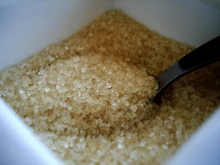 Teaspoon of brown sugar