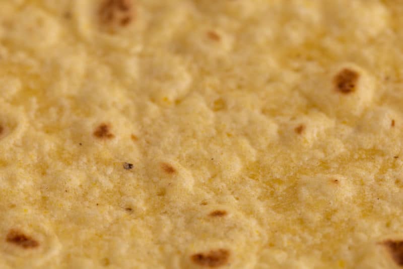 Tortilla closeup