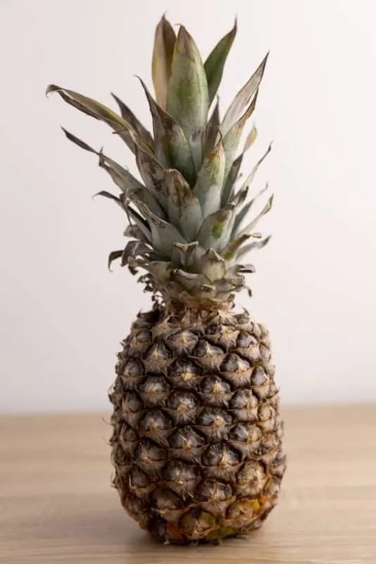 Whole old pineapple