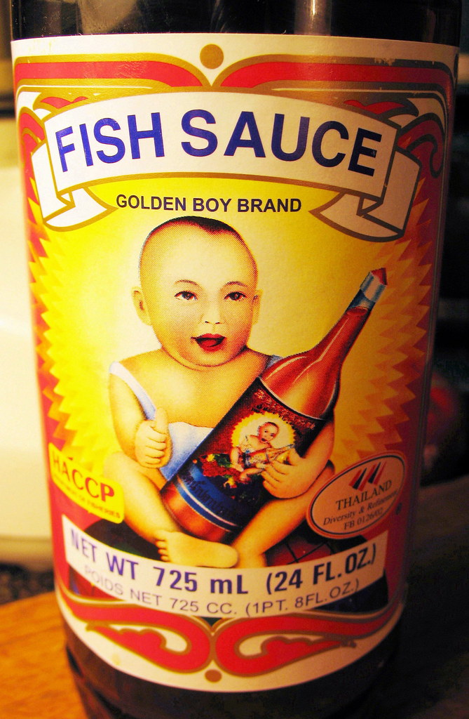 Fish suace bottle