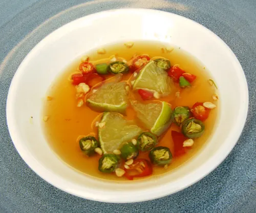 Fish sauce with chili and lime